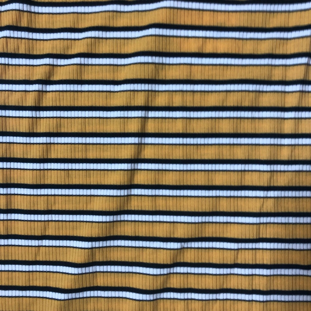 Yellow, Navy, and White Stripe Dress - Picture 3 of 4